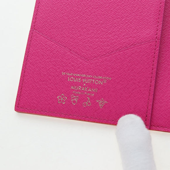 LOUIS VUITTON Multicolor Couverture Passport Case White M14178 Auth 193868SM