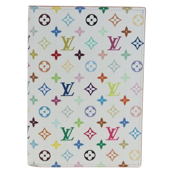 LOUIS VUITTON Multicolor Couverture Passport Case White M14178 Auth 193868SM