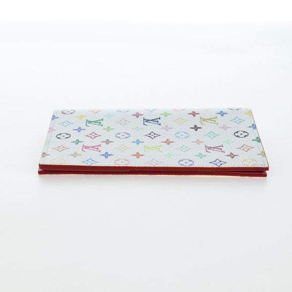 LOUIS VUITTON Multicolor Couverture Passport Case White M14178 Auth 193868SM