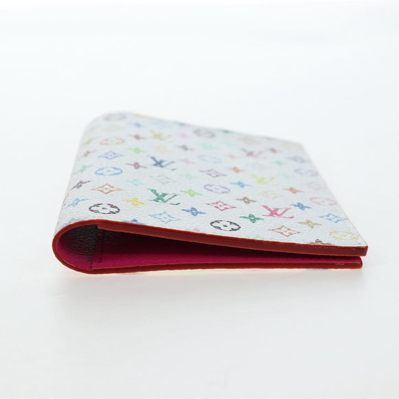 LOUIS VUITTON Multicolor Couverture Passport Case White M14178 Auth 193868SM