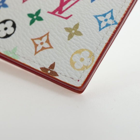 LOUIS VUITTON Multicolor Couverture Passport Case White M14178 Auth 193868SM