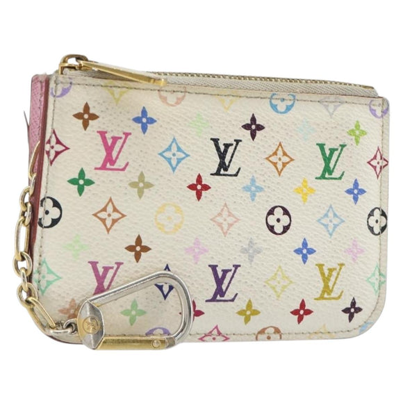 LOUIS VUITTON Monogram Multicolor Pochette Cles NM Purse M93734 LV Auth 193869