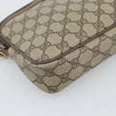 GUCCI GG Supreme Shoulder Bag PVC Beige Gold 40 02 068 Auth 193870-14