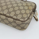 GUCCI GG Supreme Shoulder Bag PVC Beige Gold 40 02 068 Auth 193870-15