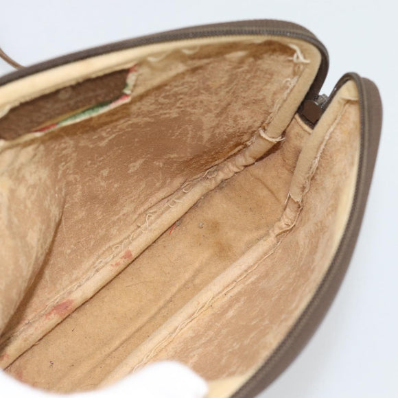 GUCCI GG Supreme Shoulder Bag PVC Beige Gold 40 02 068 Auth 193870