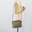 GUCCI GG Supreme Shoulder Bag PVC Beige Gold 40 02 068 Auth 193870-20