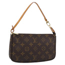LOUIS VUITTON Monogram Pochette Accessoires Pouch M51980 LV Auth 193871V-1