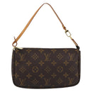 LOUIS VUITTON Monogram Pochette Accessoires Pouch M51980 LV Auth 193871V-2