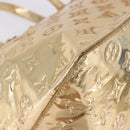 LOUIS VUITTON Monogram Miroir Bellevue PM Hand Bag Gold Dore M95762 Auth 193872-15