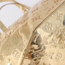 LOUIS VUITTON Monogram Miroir Bellevue PM Hand Bag Gold Dore M95762 Auth 193872-17