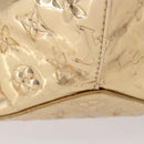 LOUIS VUITTON Monogram Miroir Bellevue PM Hand Bag Gold Dore M95762 Auth 193872-4
