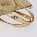 LOUIS VUITTON Monogram Miroir Bellevue PM Hand Bag Gold Dore M95762 Auth 193872-8