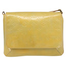 LOUIS VUITTON Monogram Vernis Thompson Street Bag Gris M91008 LV Auth 193873-13