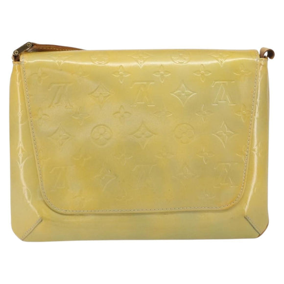 LOUIS VUITTON Monogram Vernis Thompson Street Bag Gris M91008 LV Auth 193873