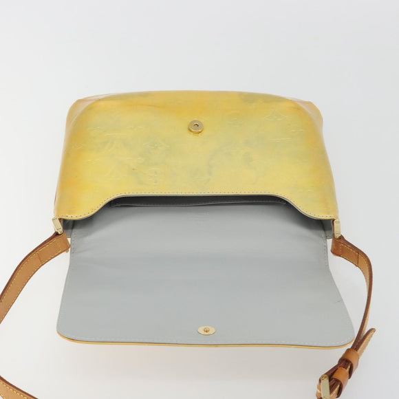 LOUIS VUITTON Monogram Vernis Thompson Street Bag Gris M91008 LV Auth 193875
