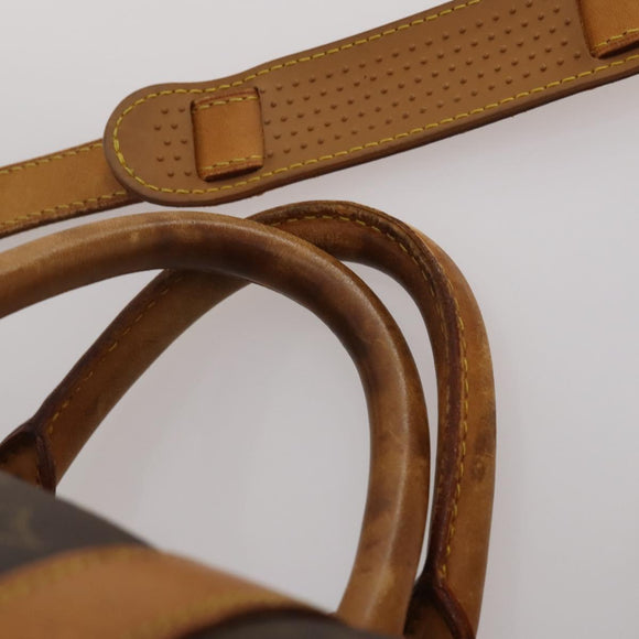 LOUIS VUITTON Monogram Keepall Bandouliere 55 Boston Bag M41414 LV Auth 193877