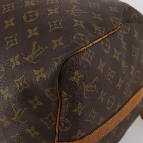 LOUIS VUITTON Monogram Keepall Bandouliere 55 Boston Bag M41414 LV Auth 193877