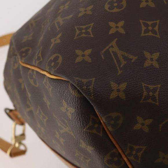LOUIS VUITTON Monogram Keepall Bandouliere 55 Boston Bag M41414 LV Auth 193877