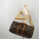 LOUIS VUITTON Monogram Keepall Bandouliere 55 Boston Bag M41414 LV Auth 193877-25