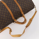 LOUIS VUITTON Monogram Keepall Bandouliere 55 Boston Bag M41414 LV Auth 193877-7