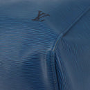 LOUIS VUITTON Epi Keepall 50 Boston Bag Blue M42965 LV Auth 193878A-9