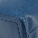 LOUIS VUITTON Epi Keepall 50 Boston Bag Blue M42965 LV Auth 193878A-14