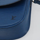 LOUIS VUITTON Epi Saint Cloud GM Shoulder Bag Toledo Blue M52195 LV Auth 193879-14