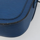 LOUIS VUITTON Epi Saint Cloud GM Shoulder Bag Toledo Blue M52195 LV Auth 193879-16