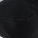 FENDI Mamma Baguette Shoulder Bag Cotton jersey Black Silver Auth 193880-10