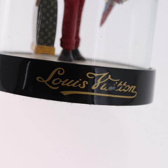 LOUIS VUITTON Pageboy Snow Globe Glass Clear LV Auth 193881M