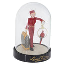 LOUIS VUITTON Pageboy Snow Globe Glass Clear LV Auth 193881M-1
