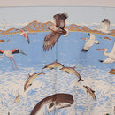 HERMES Carre 90 Scarf ”Lavie Precieuse de la Mediterranee” Silk Auth 193883-3