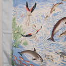 HERMES Carre 90 Scarf ”Lavie Precieuse de la Mediterranee” Silk Auth 193883-5