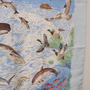 HERMES Carre 90 Scarf ”Lavie Precieuse de la Mediterranee” Silk Auth 193883-7
