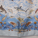 HERMES Carre 90 Scarf ”Lavie Precieuse de la Mediterranee” Silk Auth 193883-9
