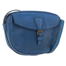 LOUIS VUITTON Epi Jeune Fille MM Shoulder Bag Toledo Blue M52155 LV Auth 193892-1