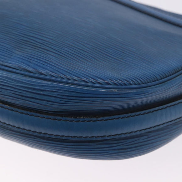LOUIS VUITTON Epi Jeune Fille MM Shoulder Bag Toledo Blue M52155 LV Auth 193892
