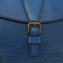 LOUIS VUITTON Epi Jeune Fille MM Shoulder Bag Toledo Blue M52155 LV Auth 193892-18