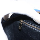 LOUIS VUITTON Epi Jeune Fille MM Shoulder Bag Toledo Blue M52155 LV Auth 193892-22