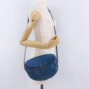 LOUIS VUITTON Epi Jeune Fille MM Shoulder Bag Toledo Blue M52155 LV Auth 193892-24