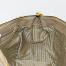 PRADA Hand Bag Leather 2way Beige Gold Auth 193894A-19