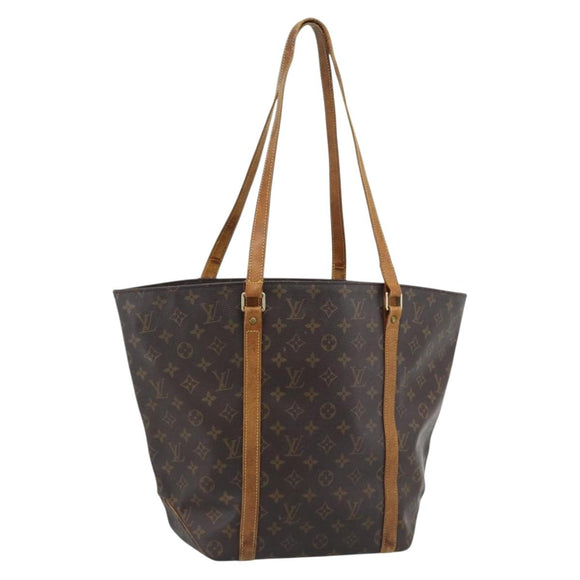 LOUIS VUITTON Monogram Sac Shopping Tote Bag M51108 LV Auth 193895