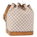 LOUIS VUITTON Damier Azur Noe Shoulder Bag N42222 LV Auth 193897A-1