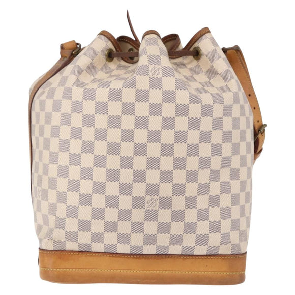 LOUIS VUITTON Damier Azur Noe Shoulder Bag N42222 LV Auth 193897A