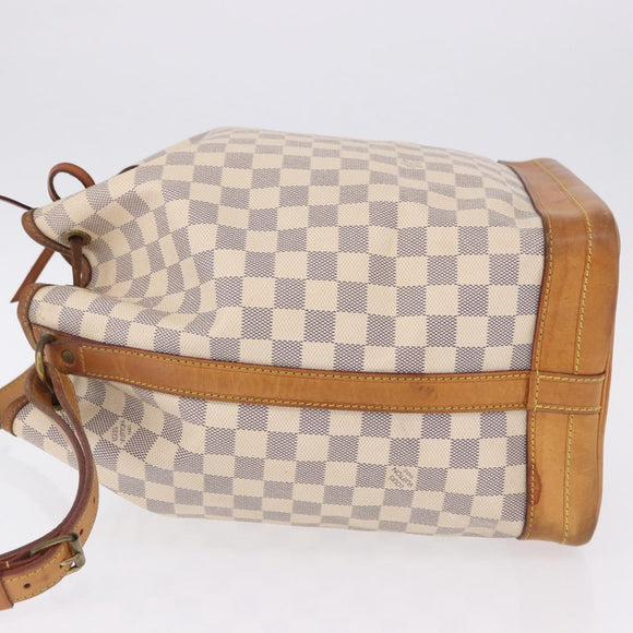 LOUIS VUITTON Damier Azur Noe Shoulder Bag N42222 LV Auth 193897A
