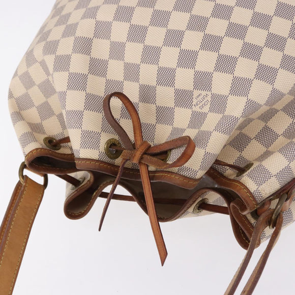 LOUIS VUITTON Damier Azur Noe Shoulder Bag N42222 LV Auth 193897A