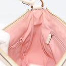 GUCCI GG Canvas Abbey Shoulder Bag Pink Gold 146244 Auth 193901A-19