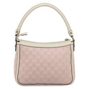 GUCCI GG Canvas Abbey Shoulder Bag Pink Gold 146244 Auth 193901A-3
