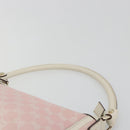 GUCCI GG Canvas Abbey Shoulder Bag Pink Gold 146244 Auth 193901A-8