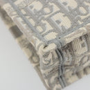 Christian Dior Trotter Canvas Book Tote Mini 2way Gray Gold Auth 193902-15